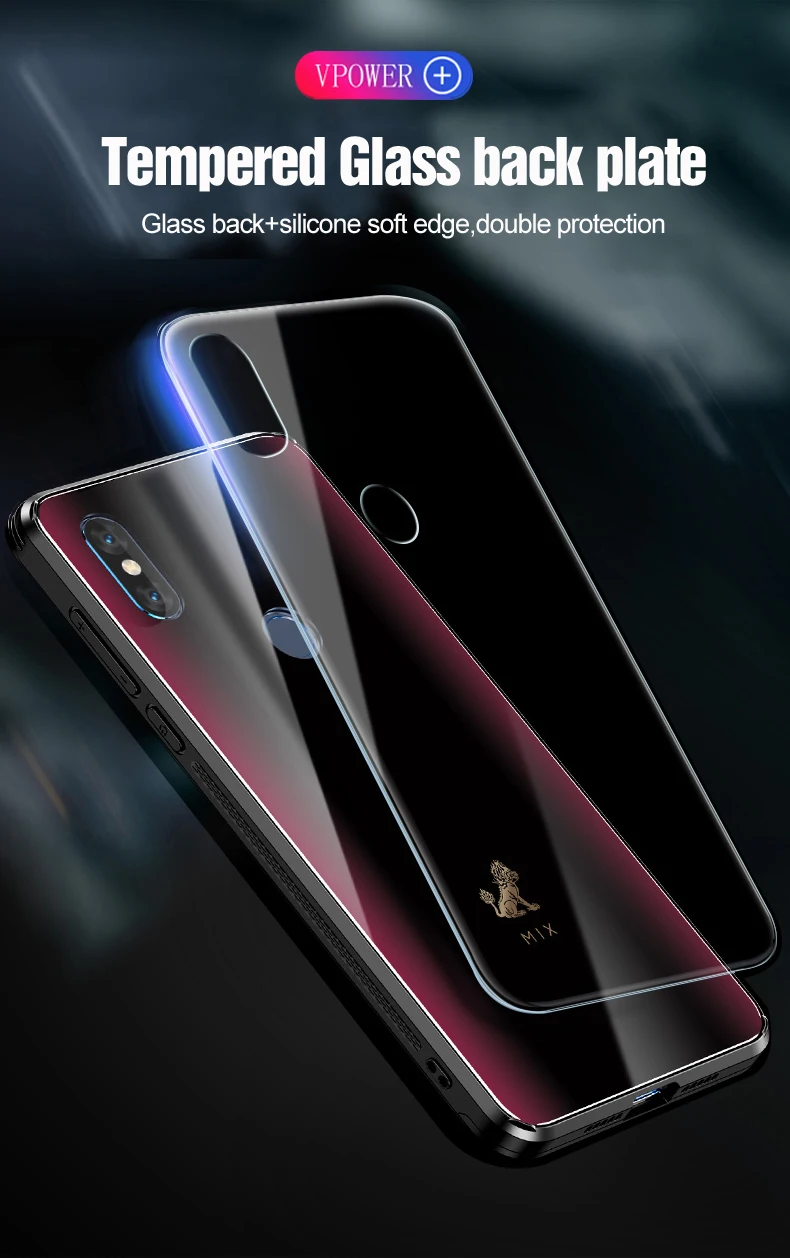 Для Xiaomi mi x 3 чехол с рисунком из мультфильма из закаленного стекла прочный взрывобезопасная Крышка для Xiaomi mi x 3 SE противоударный Стекло чехол