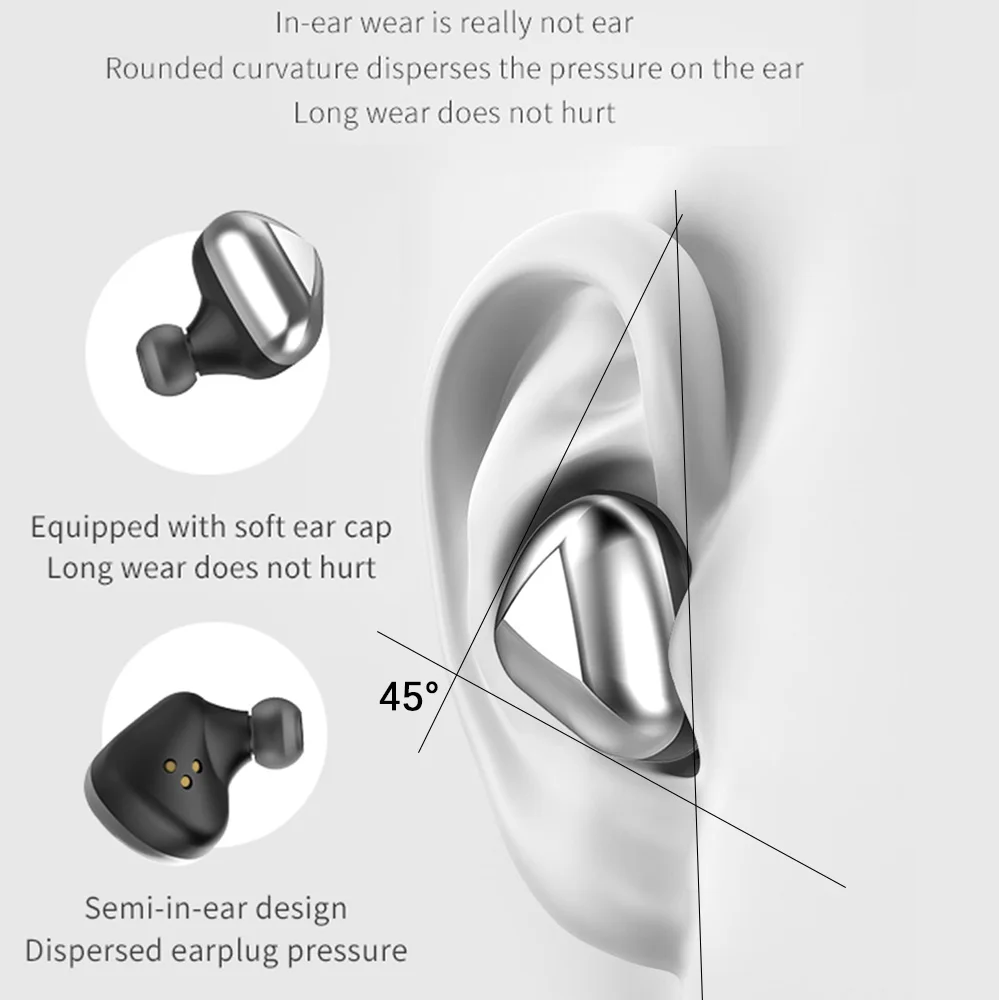 QCR HiFi 6D стерео Bluetooth 5 0 TWS беспроводные наушники IPX6 водонепроницаемые спортивные