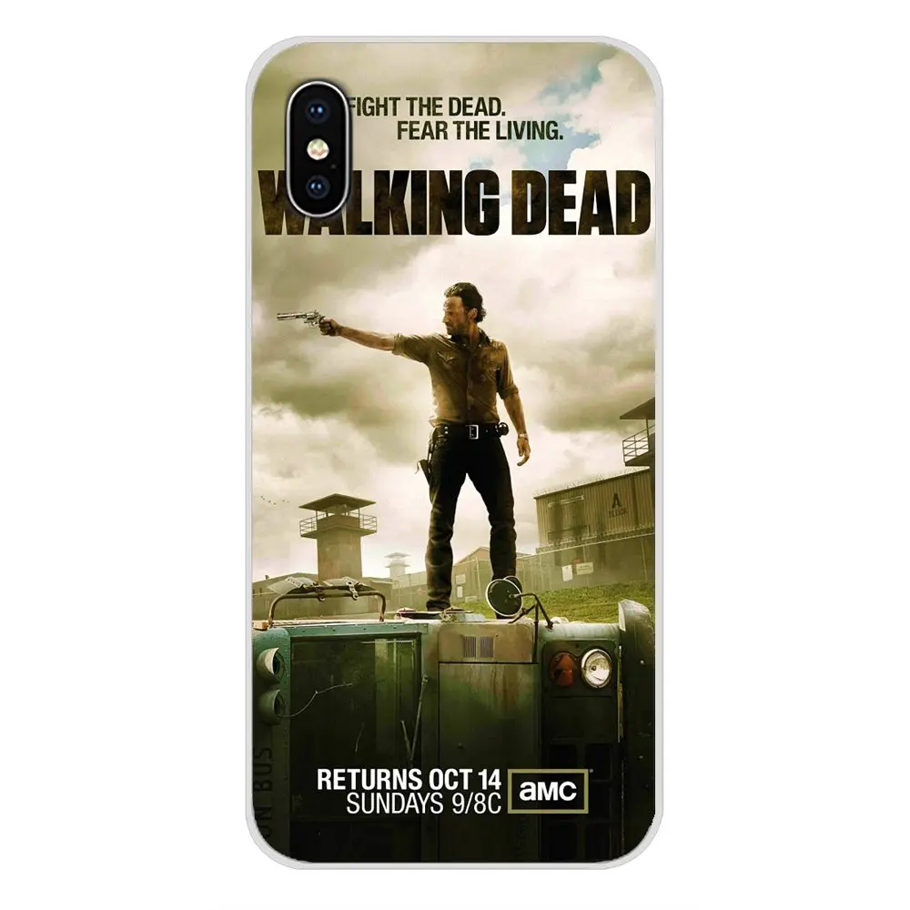Accessories Case Cover The Walking Dead Rick Quotes For Samsung Galaxy S3 S4 S5 Mini S6 S7 Edge S8 S9 S10 Lite Plus Note 4 5 8 9 | Мобильные
