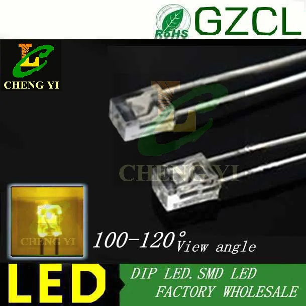 1000pcs free shipping High intensity white 3MM led bulb 2X3X4mm DIP LED 6000-7000K 3.0-3.5V(CE&ampRosh) | Освещение