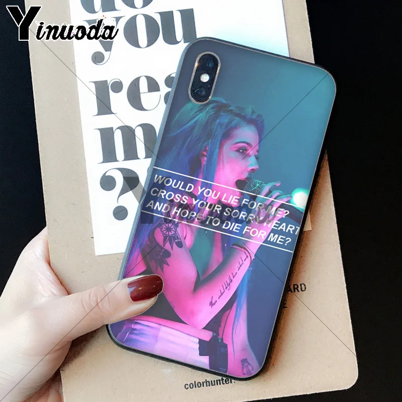Чехол Yinuoda Halsey Hopeless Fountain Kingdom для Apple iPhone 8 7 6 6S Plus X XS MAX 5 5S SE XR | Мобильные телефоны и