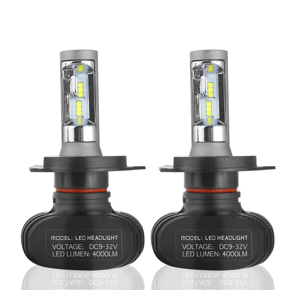S1 8000лм Автомобильный свет без вентилятора 12 В фара Blubs LED H7 H4 светодиодные лампы H8