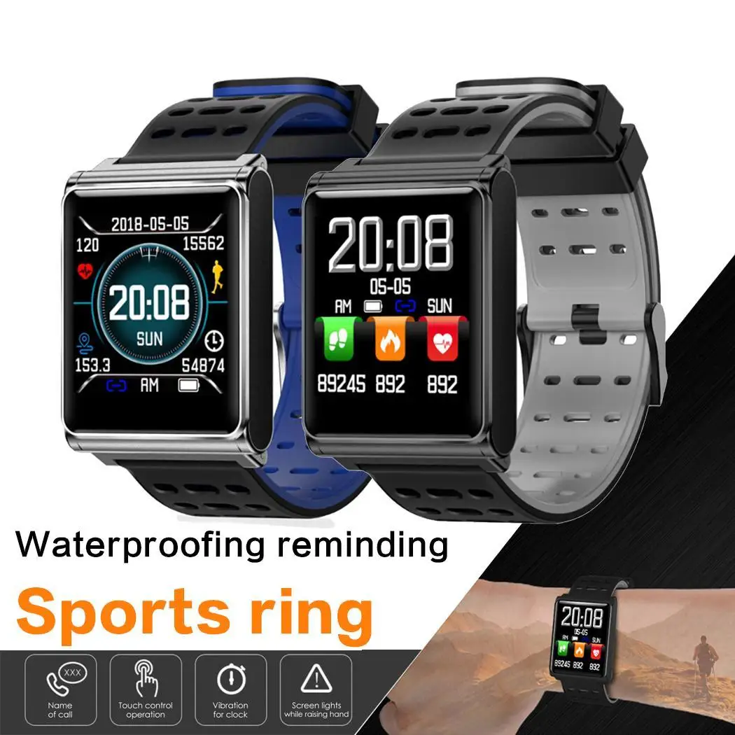 Waterproof Sport Smart Watch Wristband Bracelet Heart No Electronics Rate Android IOS Casual Fitness Tracker | Электроника