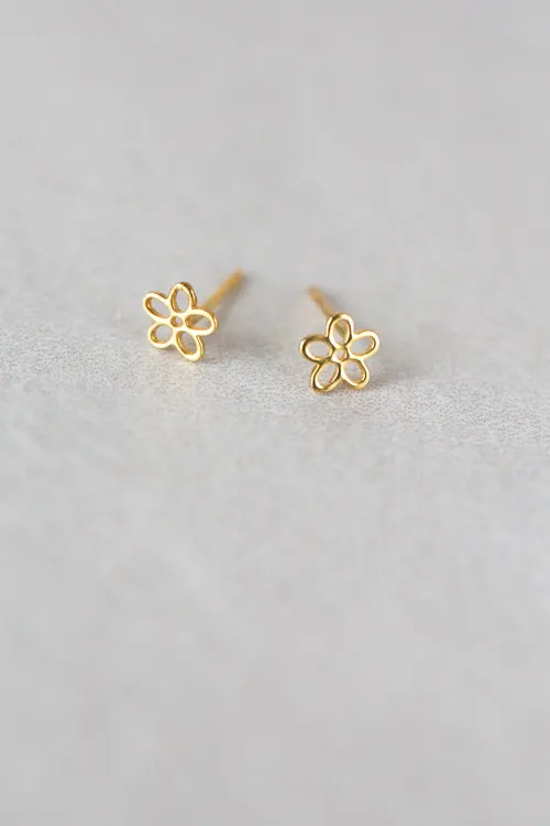 Платье с цветочным узором и массивные серьги гвоздики для женщин девочек Яркие