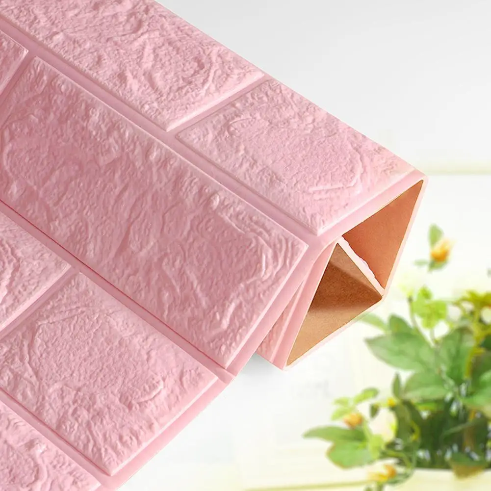 3D настенные наклейки кирпичные узоры самоклеющиеся обои для спальни гостиной