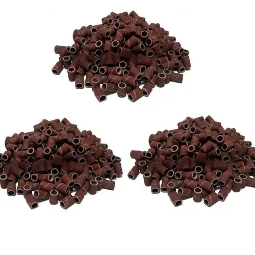 

100 Pcs Sanding Band Drill File Machine Bits Grinding Ring Nail Art DIY Tools Set Beauty & Health