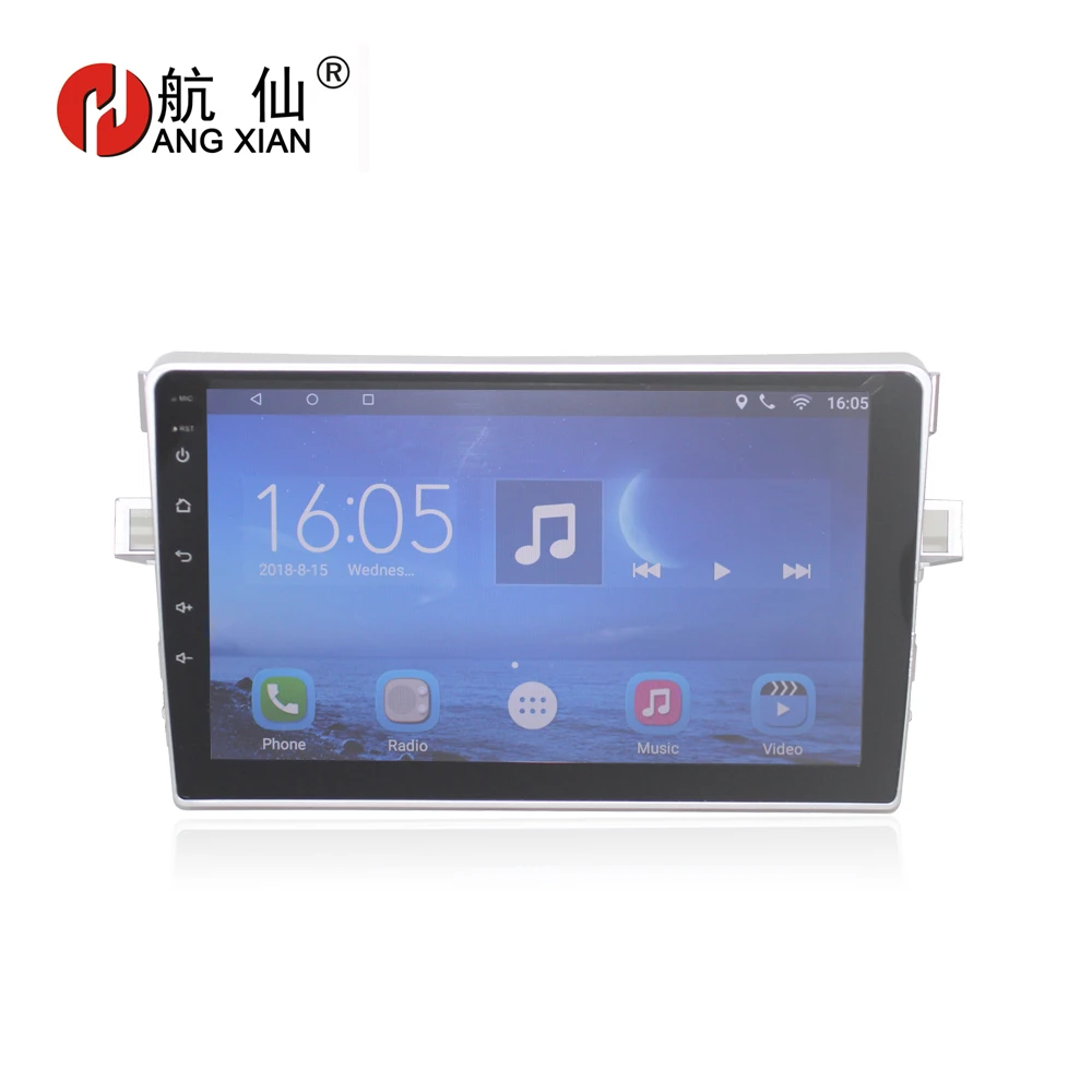 Автомобильный dvd-плеер HANGXIAN Android 7,0, gps навигация, мультимедиа для Toyota Verso E'Z, автомагнитола, стерео, с 1G ram, 16G iNand