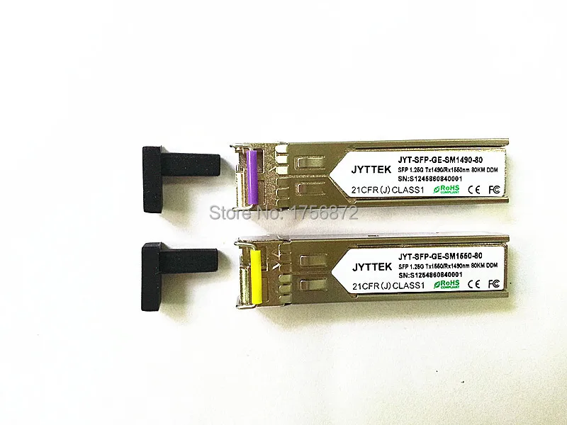 Free Shipping 1.25G BIDI SFP Transceiver 80KM 1490nm/1550nm LC/SC Connector Module | Мобильные телефоны и аксессуары