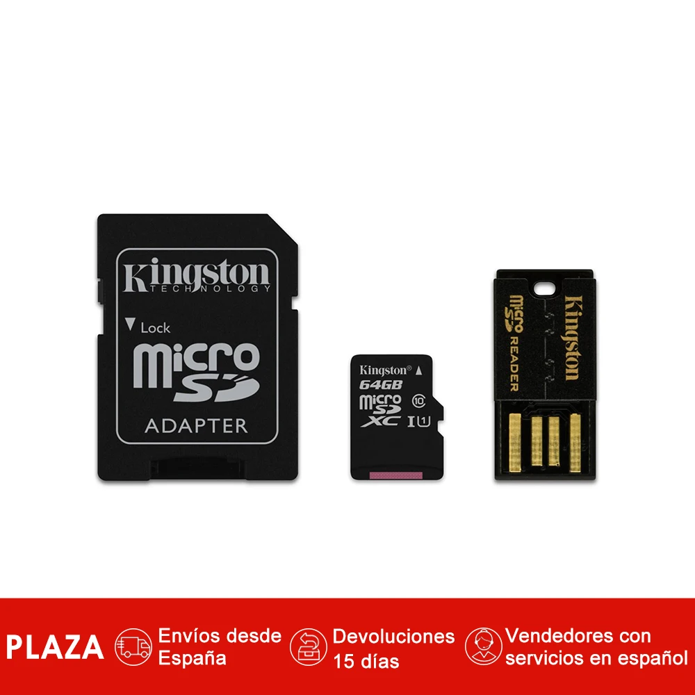 Kingston technology MBLY10G2/64 Гб 64 Class10 micro SDXC Tarjetas de memoria цвет черный|Карты памяти| |