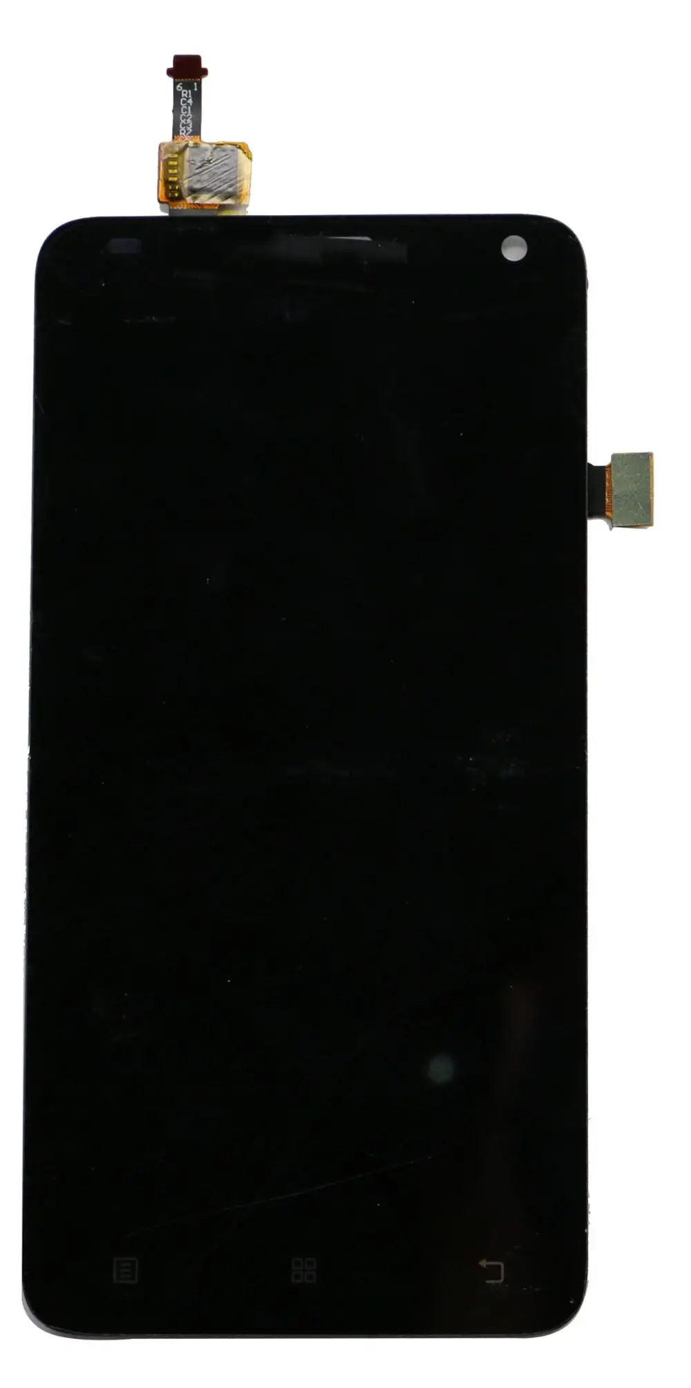 Для Lenovo S580 LCD с кодирующий преобразователь сенсорного экрана в сборе для Display5
