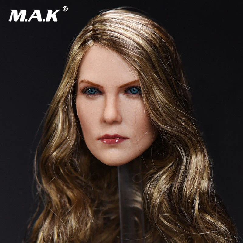 1/6 Женская резьба по голове Charlize Theron светлые волосы девушка голова Head на 12 дюймов
