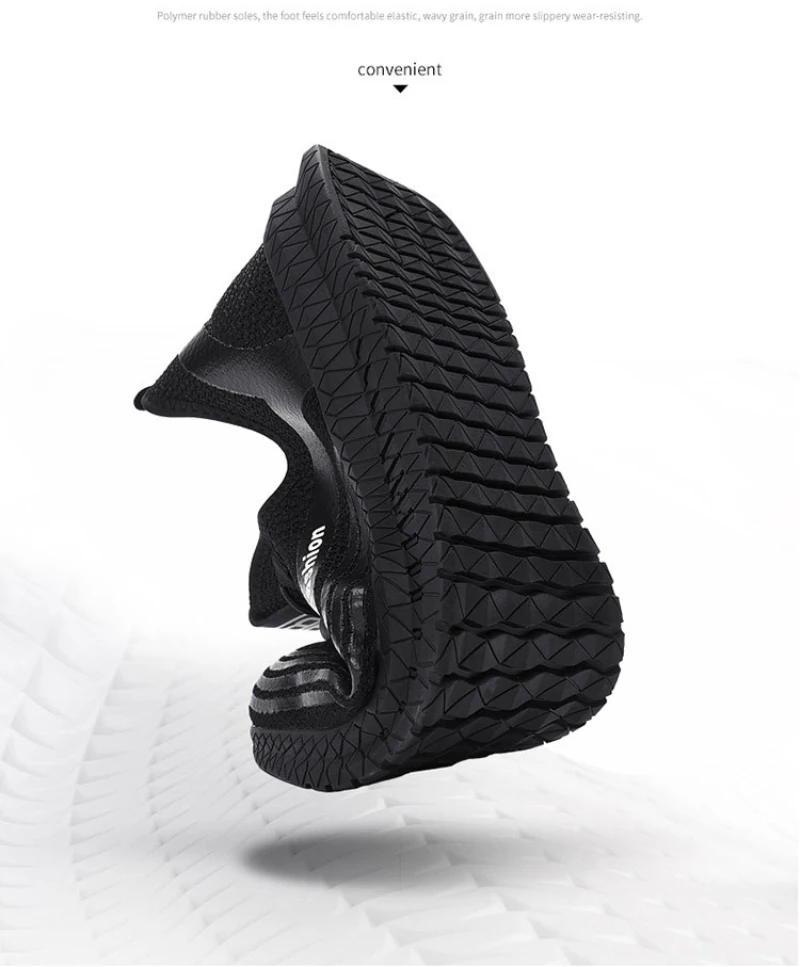 Мужские кроссовки BONJEAN дышащие теннисные flyknit на плоской подошве для прогулок |