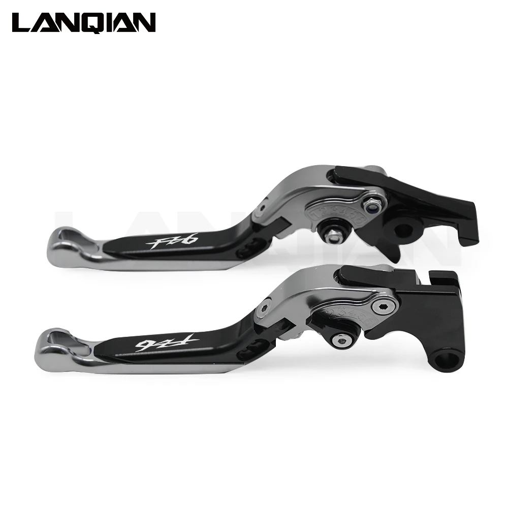 BKGYBKGY Lever Для YAMAHA FZ6 FAZER FZ6R мотоциклетные Рычаги Тормозная система сцепления и ручки для руля FZ 6 2004-2010 FZ 6R 2009- Аксессуары - Цвет: BKGYBKGY Lever