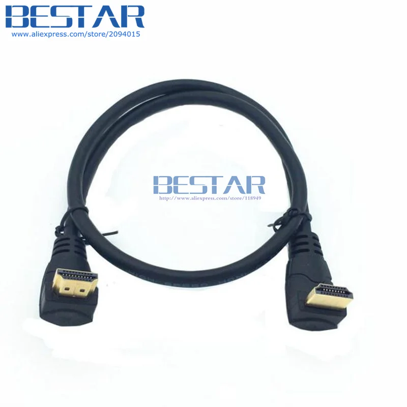 Угловой кабель HDMI 2 0 4K * 2K 60 Гц в 30 см 1 8 м | Компьютеры и офис