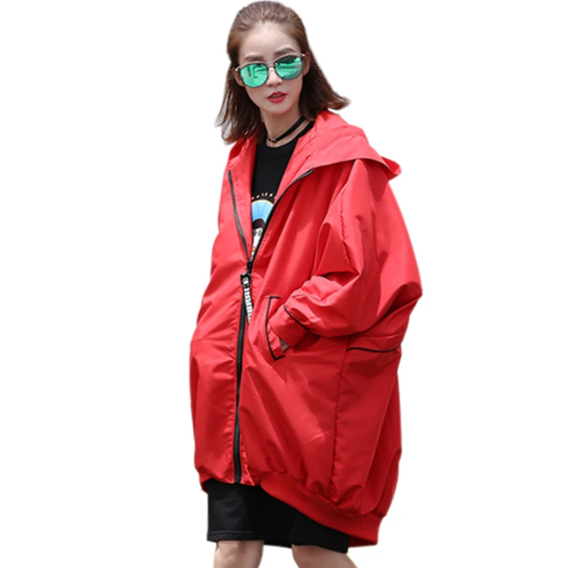 2017 Весна Осень Новая женская тонкая ветровка с длинным рукавом базовое пальто