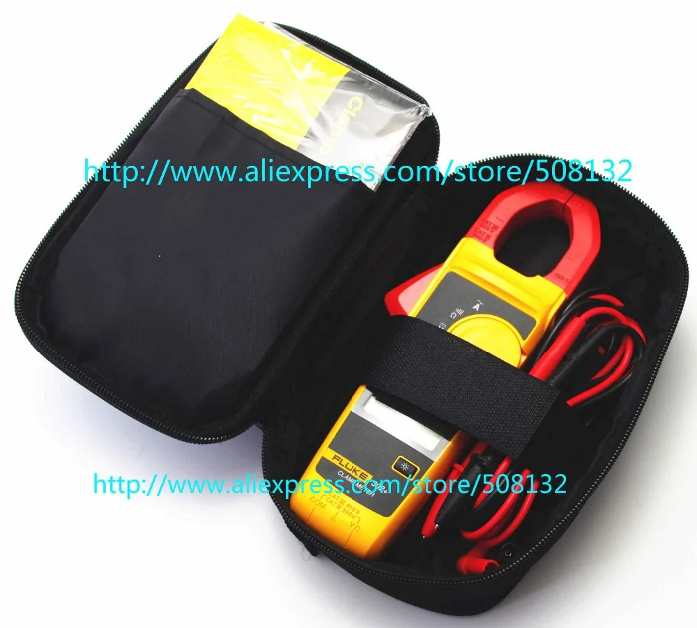 FLUKE 302 + с coft чехол KCH17 Ручной цифровой клещи мультиметр тестер|fluke 302|clamp meter multimeterclamp