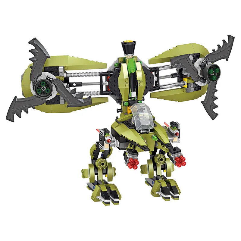 Совместимость с моделями building toy 555 31094 шт. ниндзя 2in1 трансформации Mecha