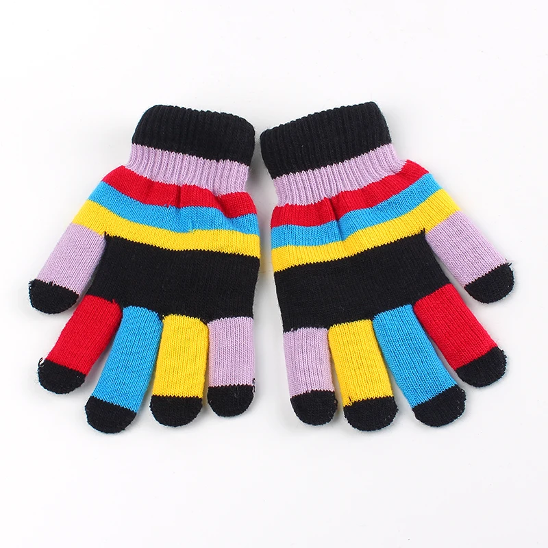 New Kids Gloves Winter Warm Infant Glove Thickened Double Layer Mittens Outdoor Toddler Mitten Boys Girls Props Baby Accessories | Детская