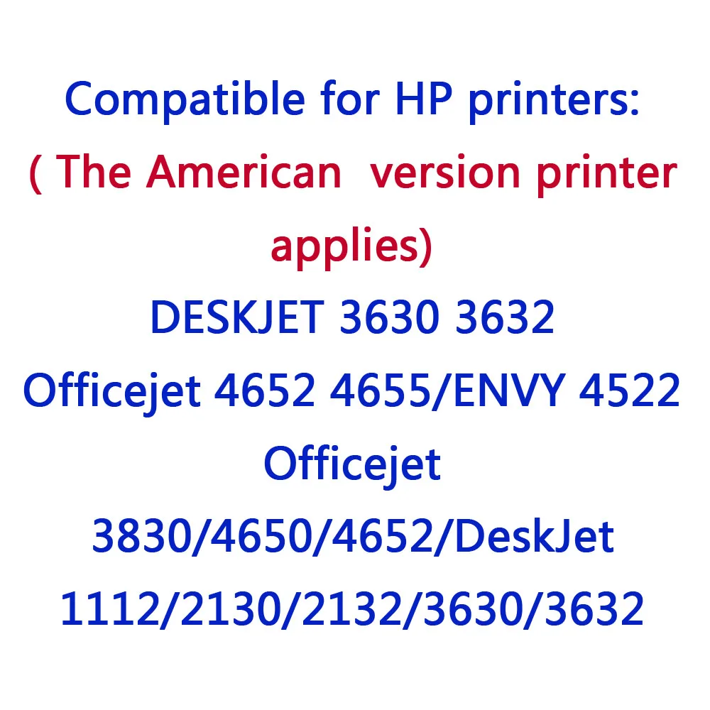 2 черный совместимый hp 63 63XL HP DESKJET 3630 3632 Officejet 4652 4655 ENVY 4522 принтер XL чернильный