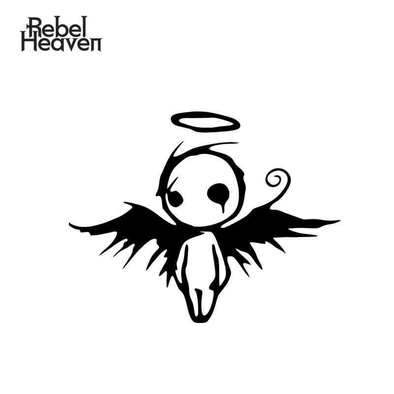 Наклейки для автомобиля Rebel Heaven забавные наклейки JDM китайские иероглифы