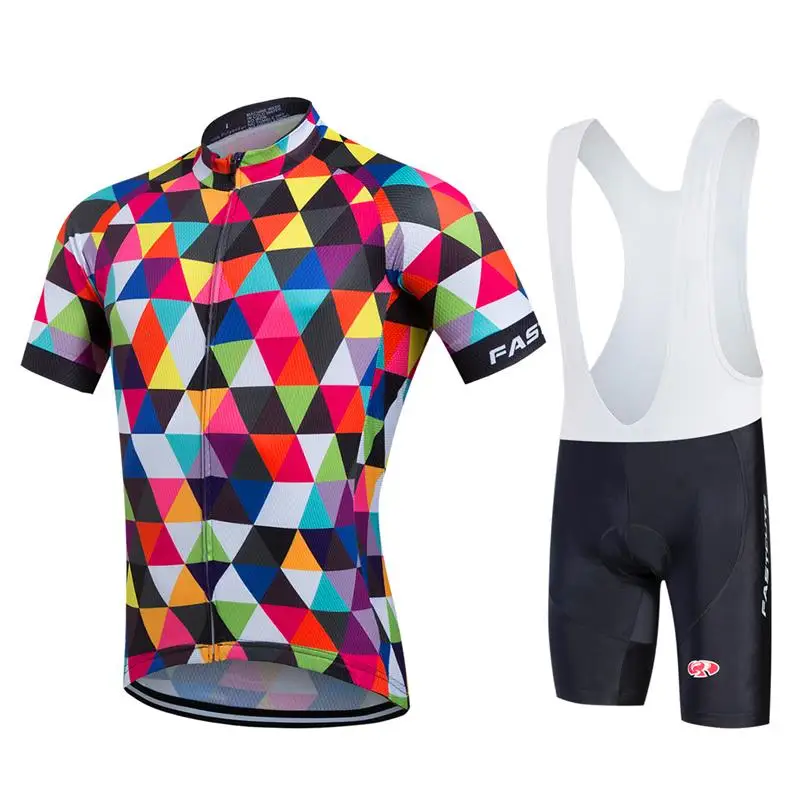 

9D Pad Summer 2018 Cycling Jersey Set Ropa Ciclismo Breathable MTB Cycling Clothing Bike Jerseys Quick-Dry Shorts Pants