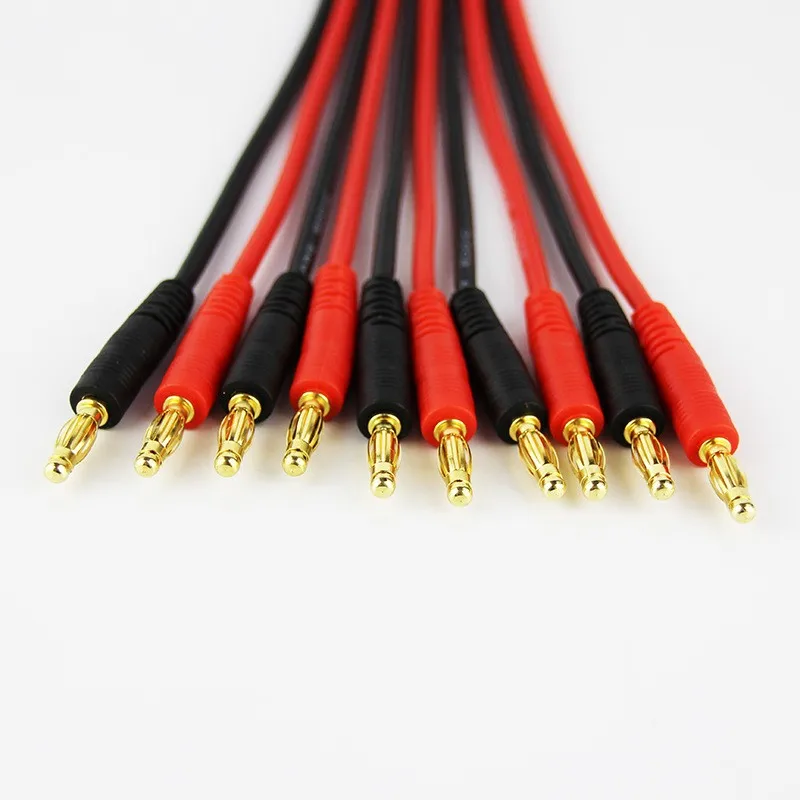 1 шт. зарядка аккумулятора RC XT30 до 4 0 мм банановый штекер 12AWG 20 см кабельный разъем