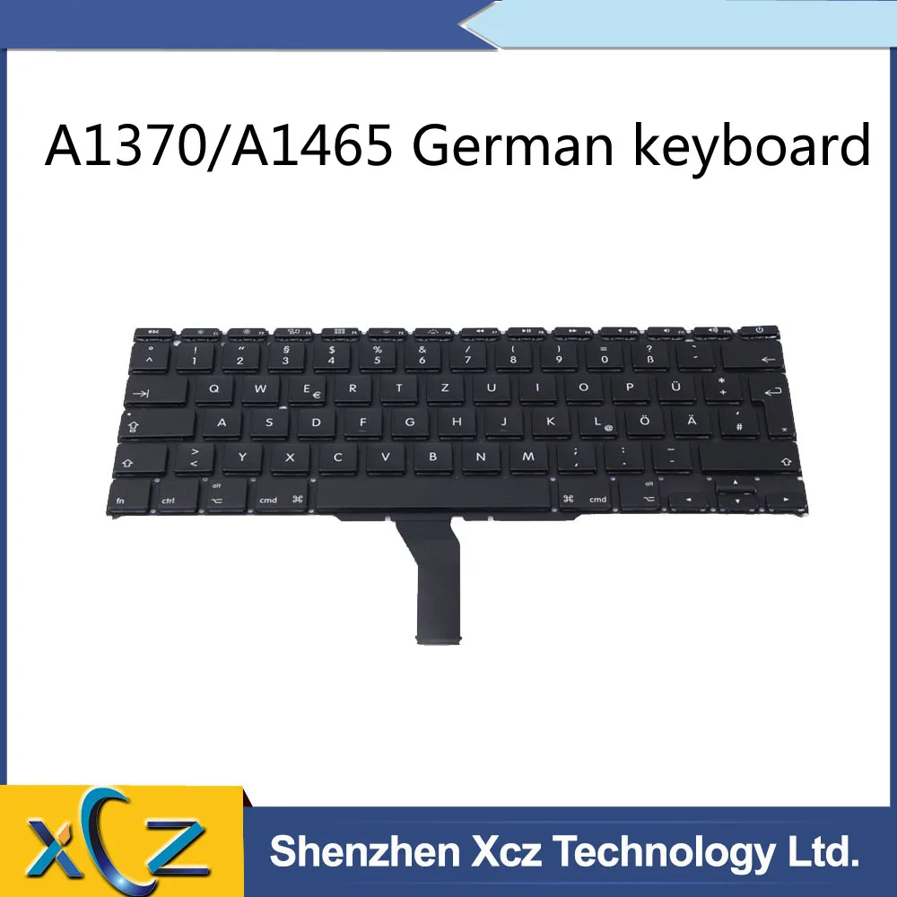 Новый A1370 A1465 Пособия по немецкому языку Клавиатура для ноутбука Macbook Air 11 дюймов GR