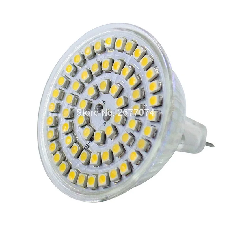 MR16 GU5.3 60 led s 3528 3 Вт светодиодный теплый белый лм 12 В постоянного тока или
