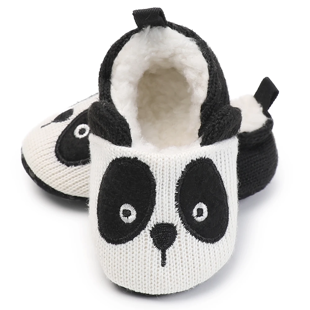 MouseS & Panda/Детские домашние тапочки с животным принтом домашняя обувь для
