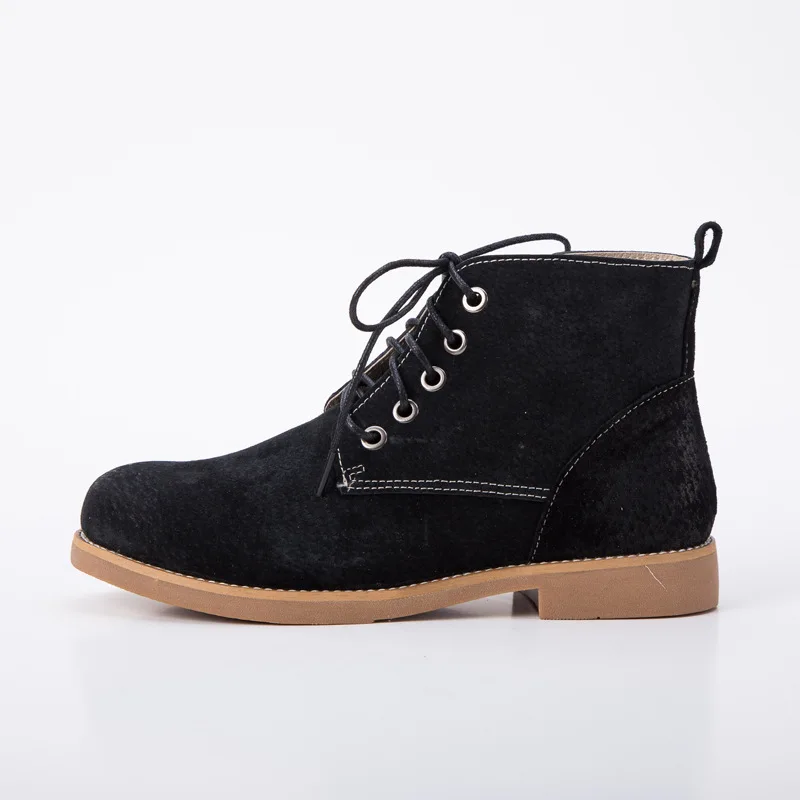 Movland-2019 autumn&ampwinter new products pigs Paris leatherJapanese style simplified Martin boots Pure handmade | Обувь