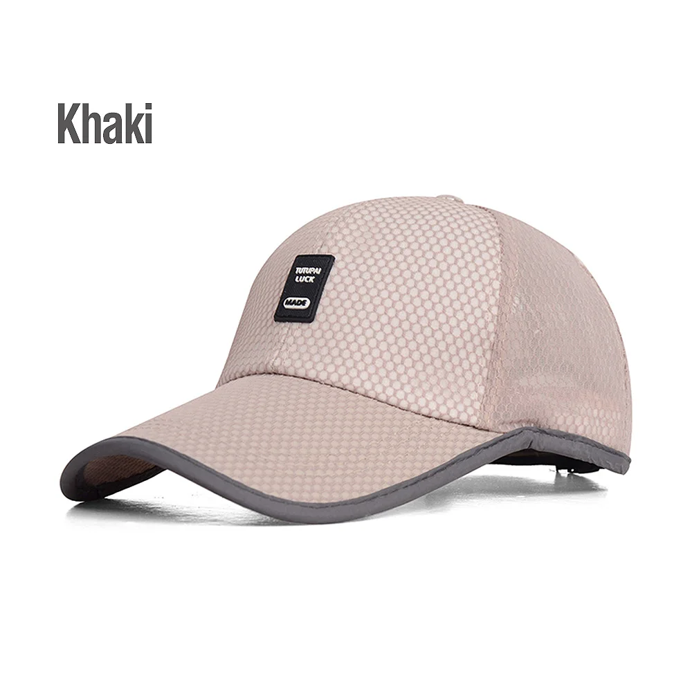 Khaki DONQL Спортивная Кепка для рыбалки, шапка для велоспорта, пешего туризма, Солнцезащитная бейсболка для мужчин и женщин, аксессуары для рыбалки - Цвет: Khaki