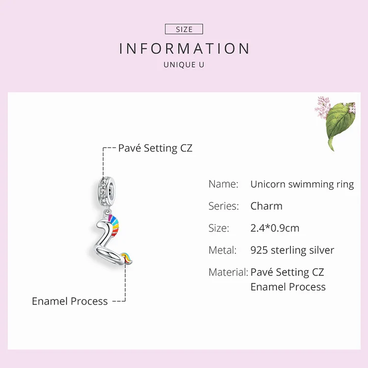 S925 серебро fit Pandora браслет Единорог пчела птица сова украшения с перьями в форме губ с надписью Kiss Сердце Корона ключ Звезда бусины с клевером для браслетов