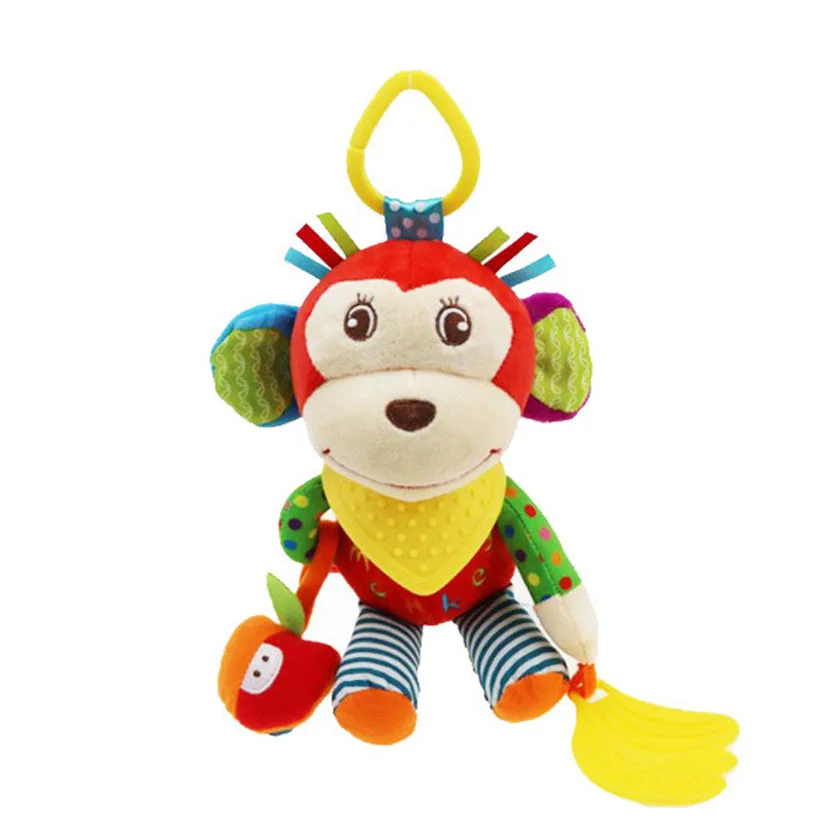 1 шт./лот плюшевые куклы автомобиль висит кровать успокоить детские игрушки