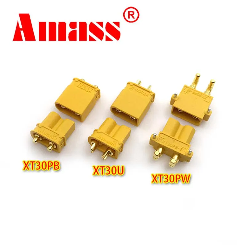 Оптовая продажа разъемы Amass XT30U Male Female Bullet для RC Lipo Battery FPV Quadcopter Motor|Детали и