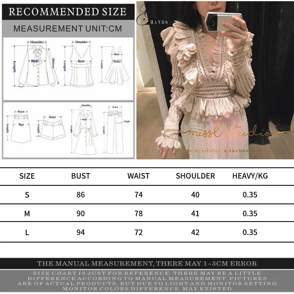 Женская кружевная блузка с рюшами золотыми руками открытая v образным вырезом и