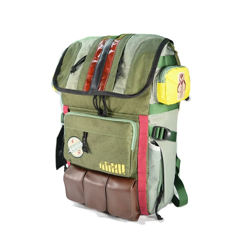 Рюкзак Boba Fett из Звездных войн армейский зеленый рюкзак с вышивкой повседневный
