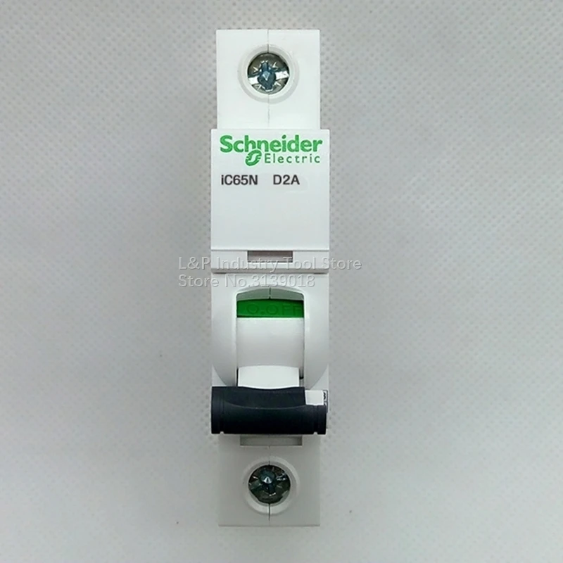 

New Authentic Schneider Telemecanique IC65N 1P D2A A9F19102 Vacuum Mini Circuit Breaker MCB Acti 9 Type D