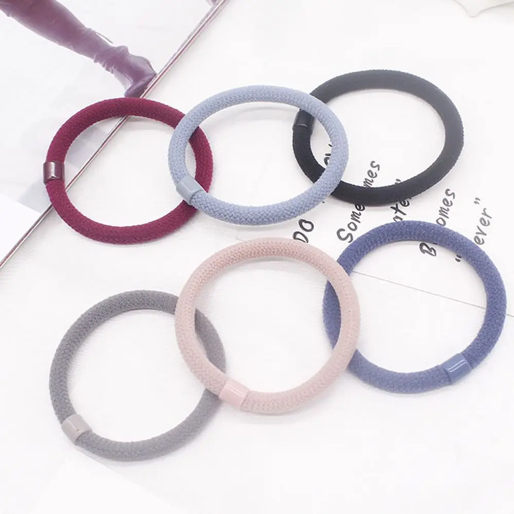 

1 pc Colorful Women Elastic Cloth Hair Bands Hair Tie Ring Rope Girls Ponytail Holder Headwear Accessories drop shipping