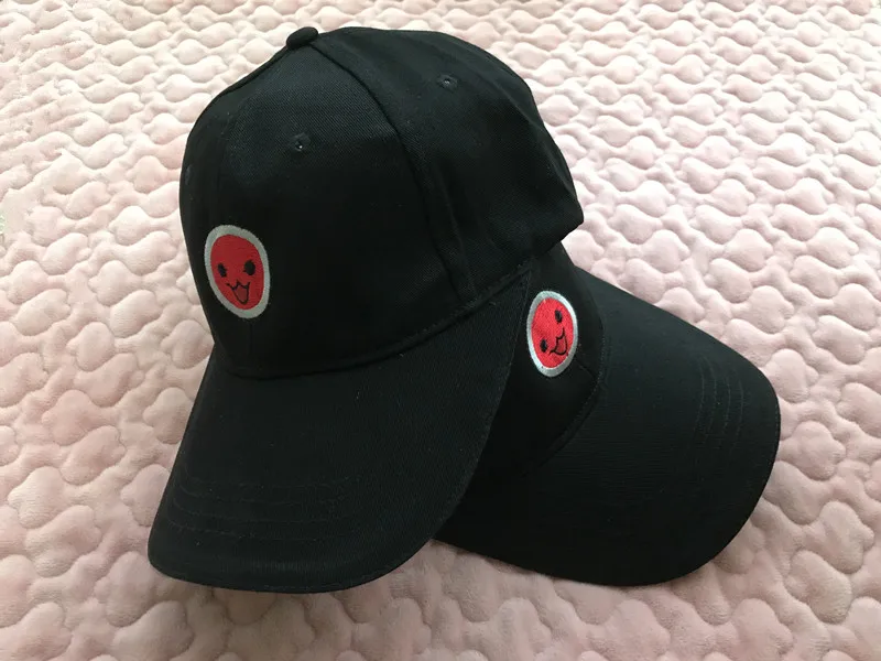 Бейсболка Taiko no Tatsujin DON DO KO черная бейсболка с вышитым смайликом Snapback|Аксессуары