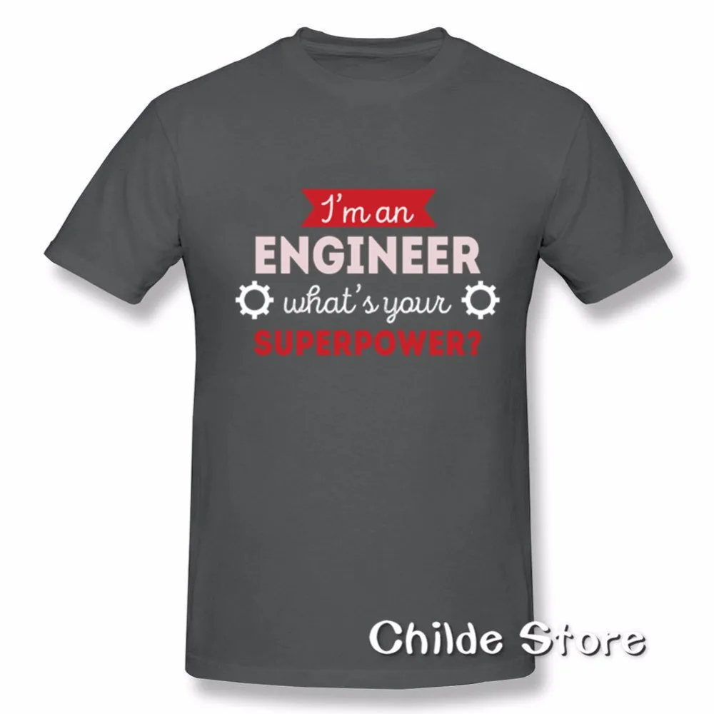 2018 Используйте фитнес Camiseta футболка хлопковая инженер сверхдержавы профессии