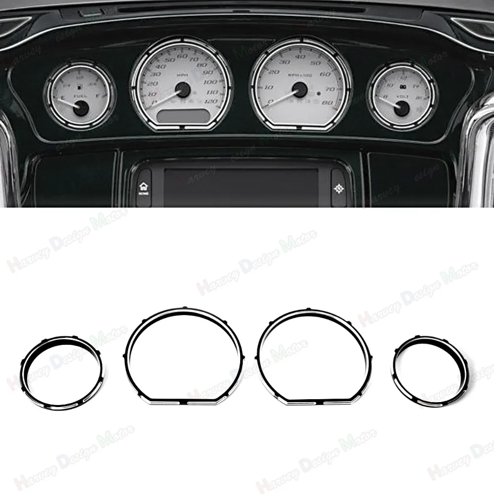Черная панель приборов для Harley Touring Street Glide FLHX 14 15 16 17|harley kits|burst harleyharley black |