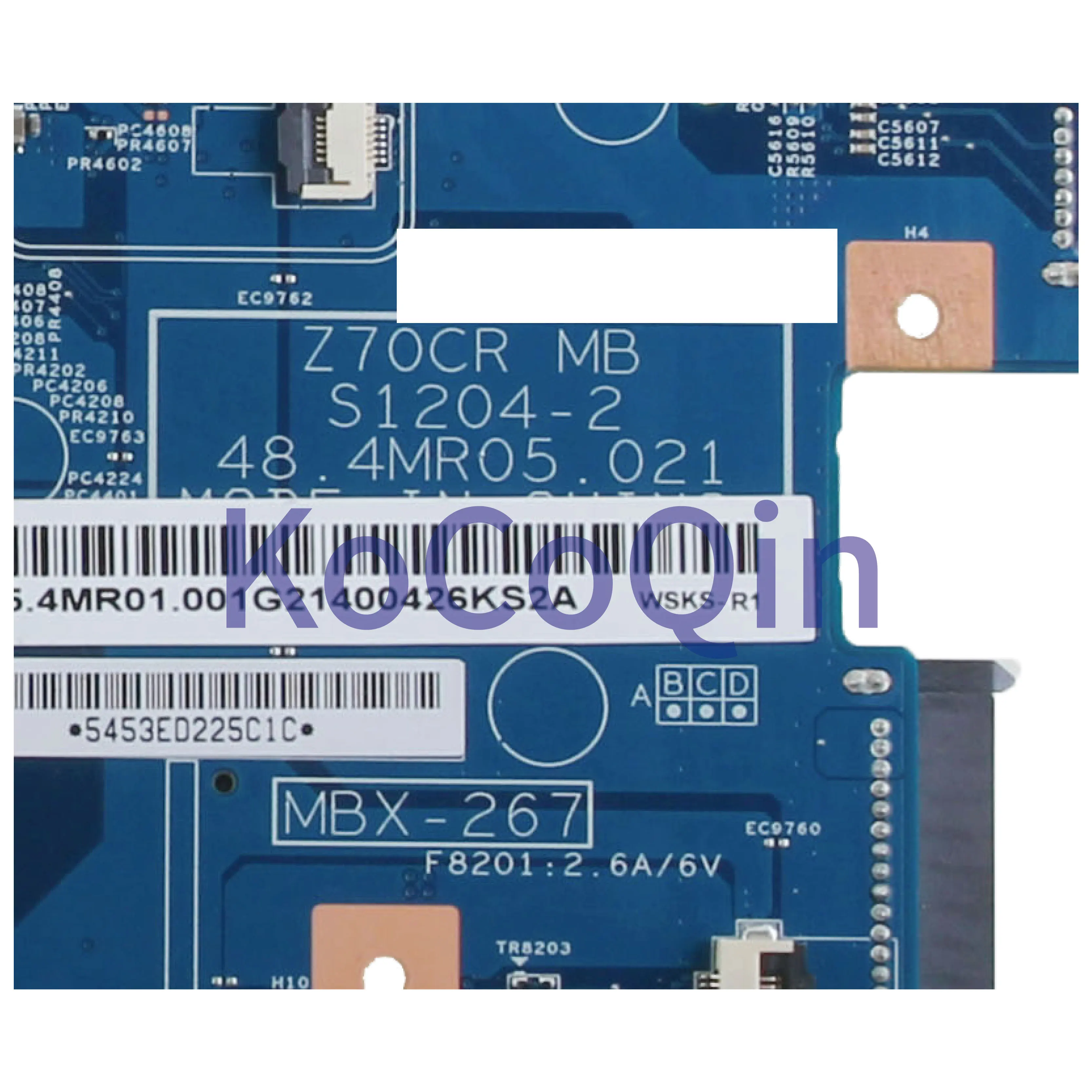 Kocoqin материнская плата для ноутбука SONY VAIO SVE171 SVE1711F1EW MBX-267 материнская плата A1884318A Z70CR MB S1204-2 48.4MR05.021 HM75