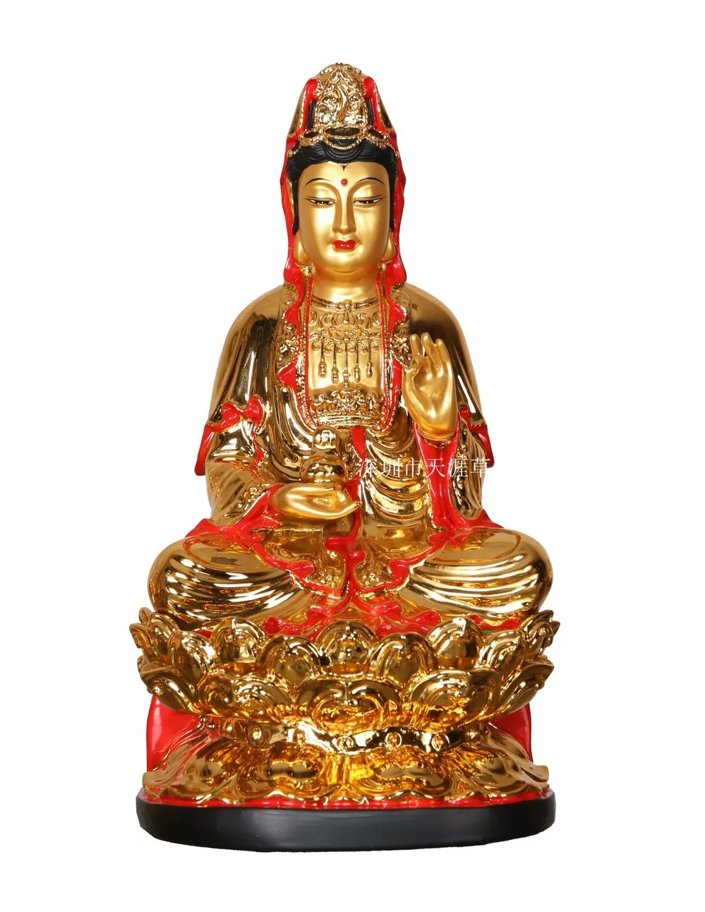

29 cm Buddha candraprabha sunlight like sunlight Buddha ornaments wholesale factory direct Trinity East
