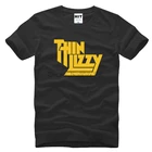 T-sihrt 3d тяжелый металл рок хард-рок-группы Thin Lizzy футболка Для мужчин топы поп музыки Для мужчин футболка Изделие из хлопка с короткими рукавами и круглым вырезом, футболки