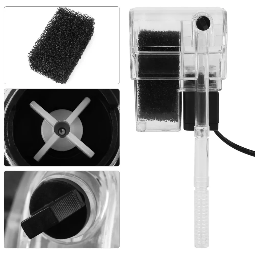 Подвесной тип внешний кислородный насос фильтр для воды мощный водопада