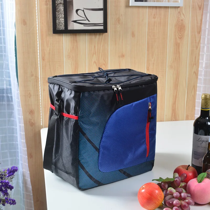Толстая изолированная сумка кулер большая емкость для льда упаковки еды через
