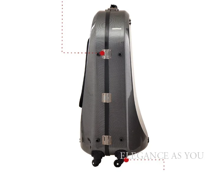 Чехол euphonium ABS Bassoon на нижних колесах с ручкой Contrabassoon алюминиевый латунный духовой инструмент сумка симфонический оркестр Бессон чехол
