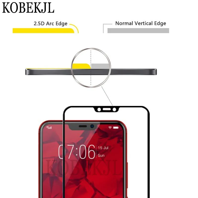 ДЛЯ Vivo Y81 закаленное стекло защита для экрана Y 81 VivoY81 полное покрытие защитная