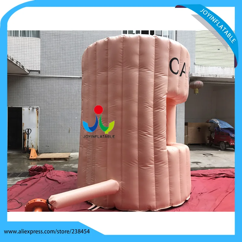 Joyinflatable 2 5x2.5x3m продвижение рекламы куб надувная кабина/маленький магазин палатка