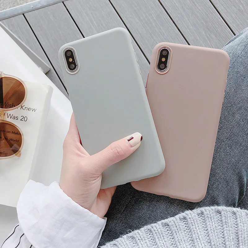 Мягкий матовый чехол из ТПУ карамельных цветов для Huawei Honor 5A LYO L21 6X 6A 6C 7X 7S 7A 7C 8 Lite 8S
